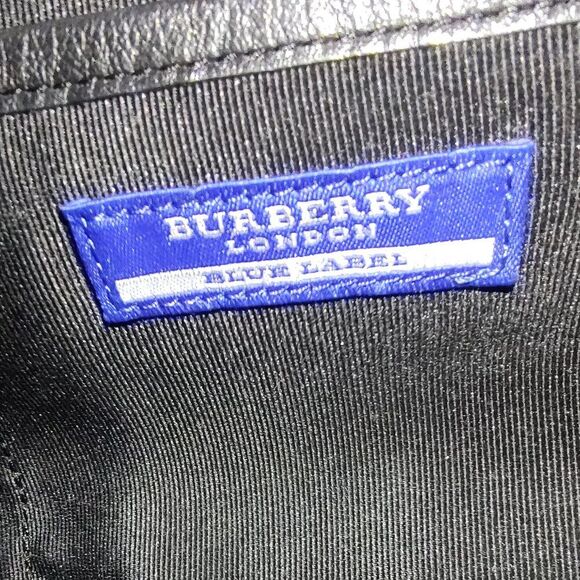 Burberry Blue Label zip shoulder bag w/grommets EUC - Picture 16 of 16